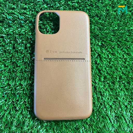گارد – قاب – کاور چرمی با کیفیت رنگ قهوه ای مناسب برای اپل آیفون iPhone 11 برندExelle