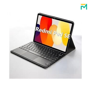 قاب وکیف کلاسوری + کیبورد شیائومی Redmi Pad SE برای تبلت Redmi Pad SE کاور مغناطیسی جداشدنی بی‌سیم عربی و کیبورد انگلیسی Xiaomi Redmi Pad SE (11 اینچ) 2023 (باماوس تاچی)